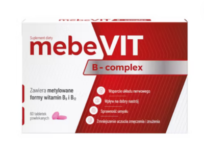 Mebevit B-Complex, 60 tabletek powlekanych
